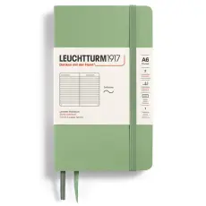 Anteckningsbok Leuchtturm1917 Soft A6 Sage Ruled