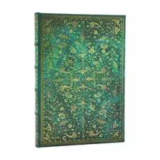 Paperblanks Notebook Midi Emerald Flower lined 