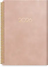 Kalender Senator A5 Twist rosa 2026