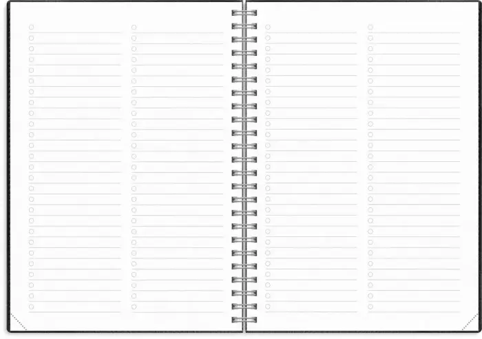 Kalender Senator A5 Twist svart 2027