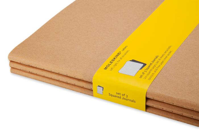 Moleskine Cahier Journal X-Large Squared - Natur