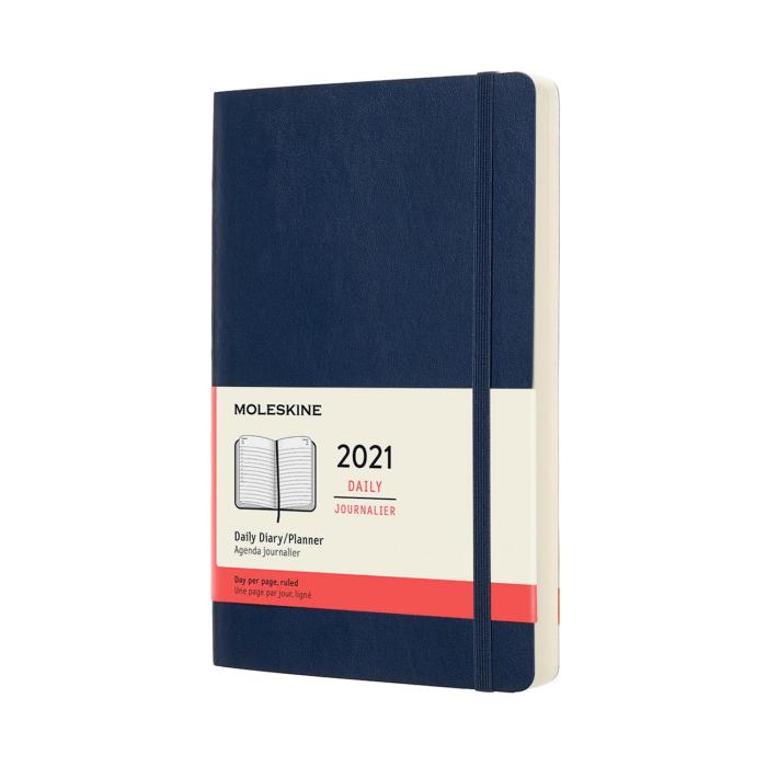 Moleskine Daily Blue Soft Large 2021