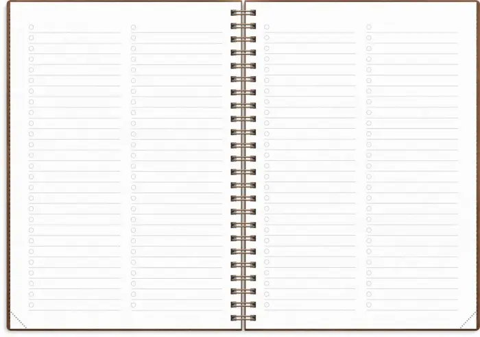 Kalender Senator A5 Twist brun 2027