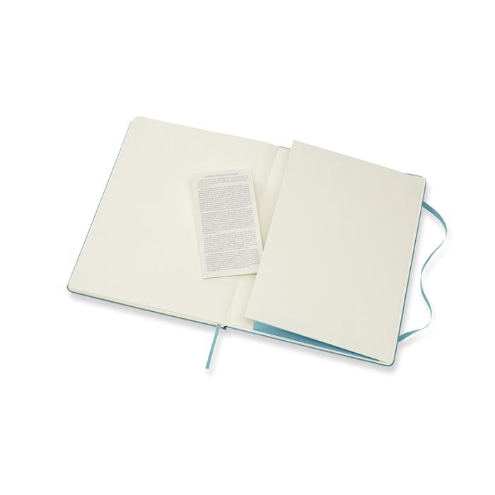 Moleskine Notebook X-large Hard Cover - Reef Blue - olinjerad