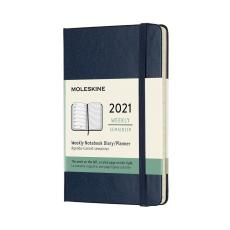 Moleskine Weekly Notebook Black hard pocket 2021