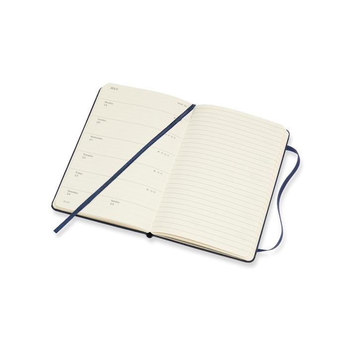 Moleskine Weekly Notebook Black hard pocket 2021