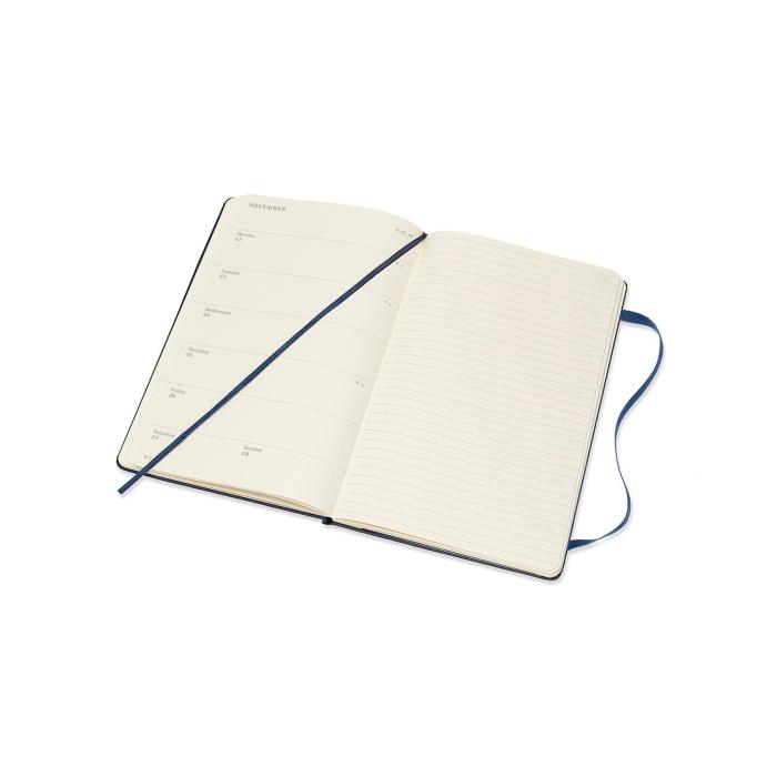 Moleskine Weekly Notebook Blue hard Large 2021