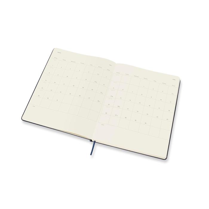 Moleskine Weekly Notebook Blue hard XL 2021