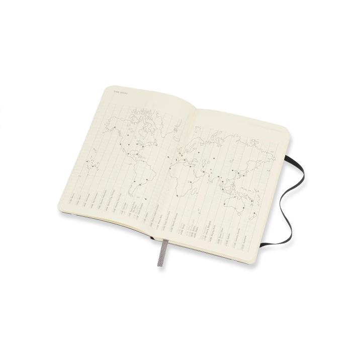 Moleskine Weekly notebook Black pocket 9x14cm 2021