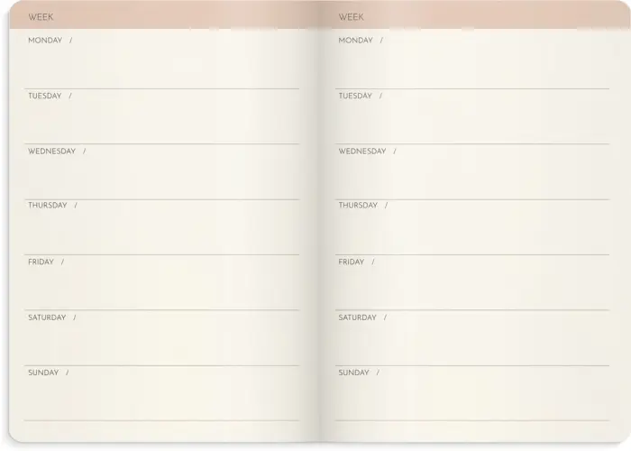 Kalender Week Planner Deluxe 