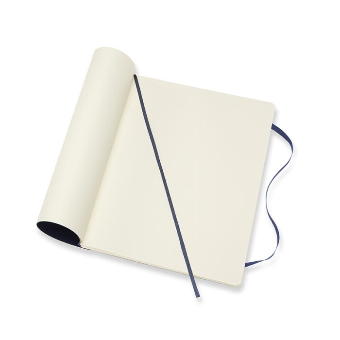 Moleskine Notebook X-large Soft Cover - Blå - Olinjerad