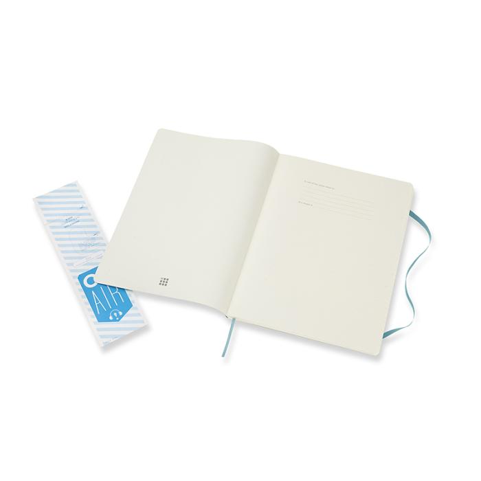 Moleskine Notebook X-large Soft Cover - Reef Blue - Linjerad
