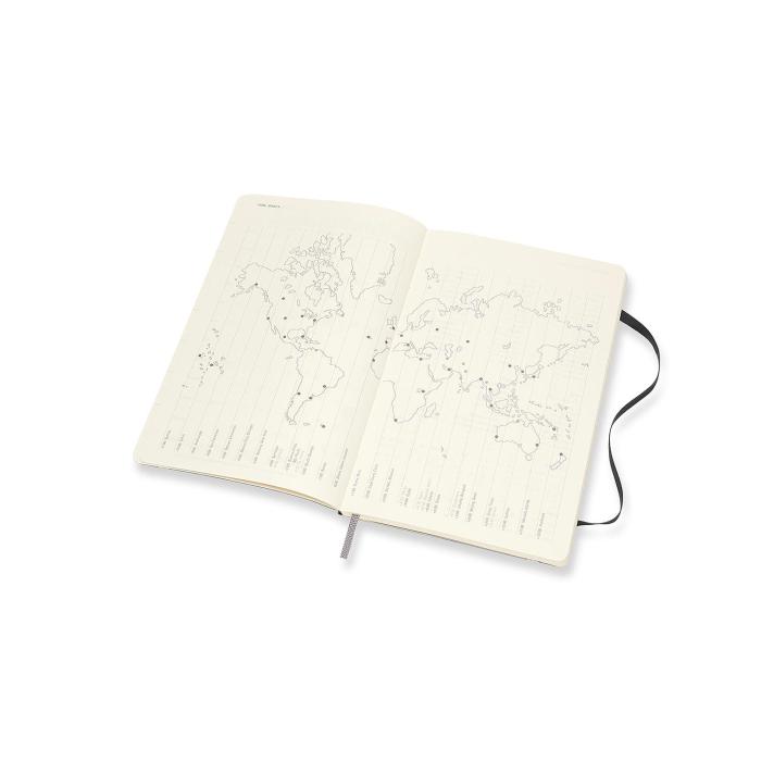 Moleskine Weekly notebook Large Black Soft 2021