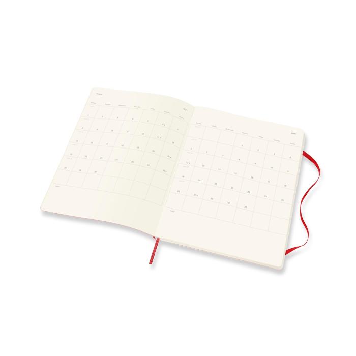 Moleskine Weekly notebook XL Red 2021