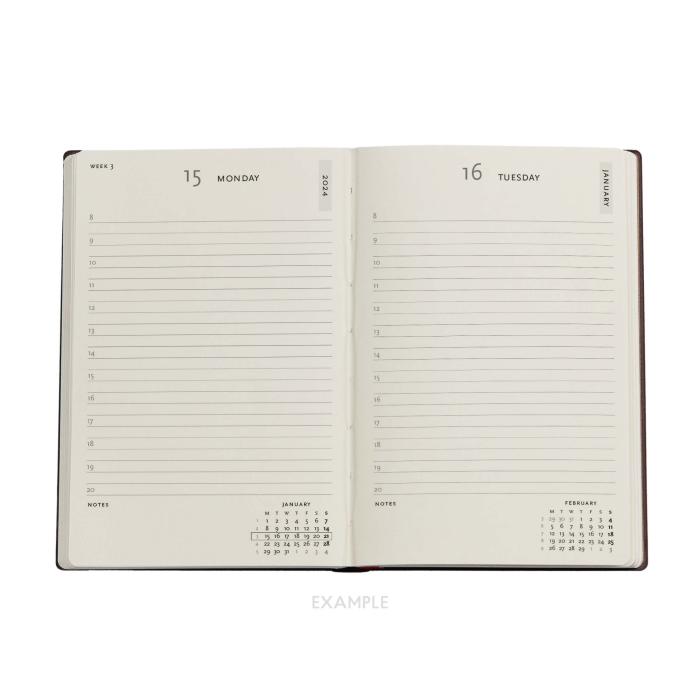 Kalender Paperblanks Daily Morris Pink Honeysuckle Mini 2024