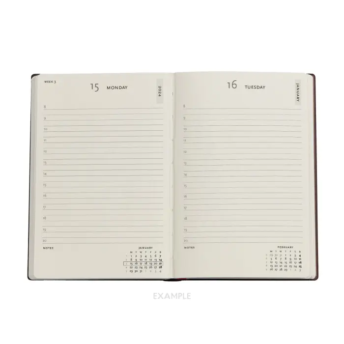 Kalender Paperblanks Daily Morris Pink Honeysuckle Mini 2024