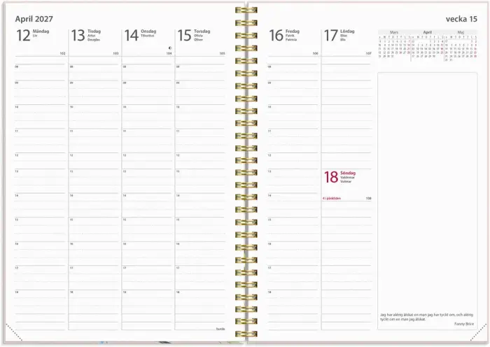 Kalender Business Story ängsblomma 2027