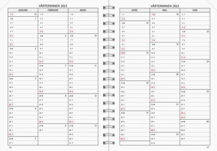 Lärarkalender förskola 2022-2023