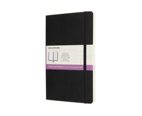Moleskine Classic Soft Large Plain/Ruled Notebook Black