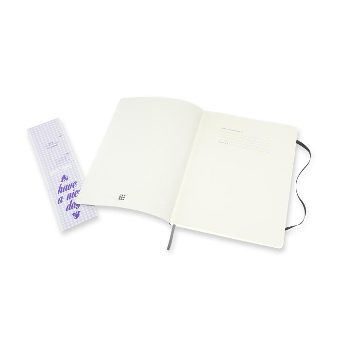 Moleskine Classic Soft XL Plain/Ruled Notebook Black