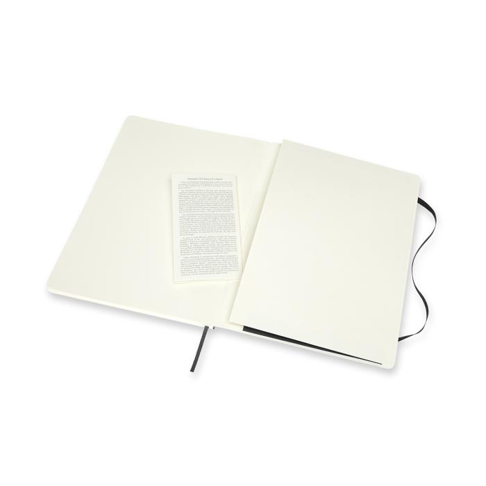 Moleskine Classic Soft XL Plain/Ruled Notebook Black