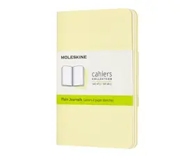 Moleskine Cahier Journal Plain Pocket Yellow