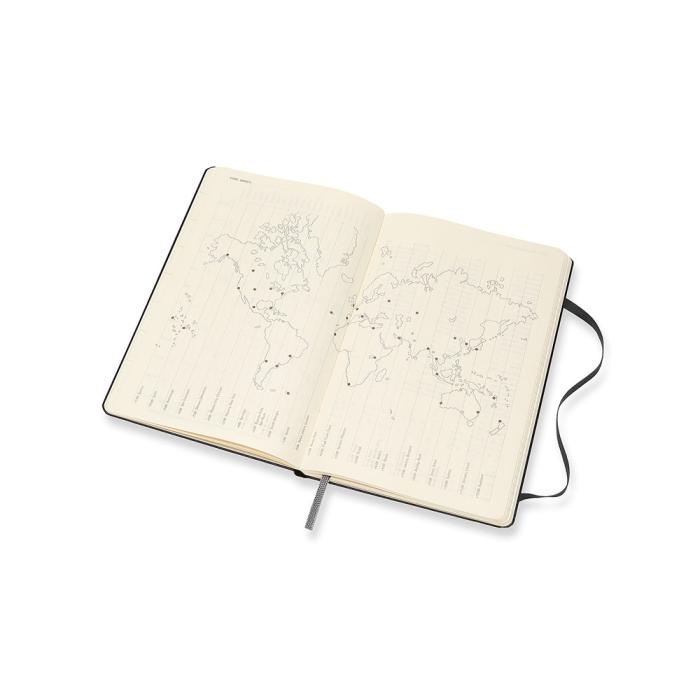 Moleskine Horizontal Weekly Black hard Large 2021