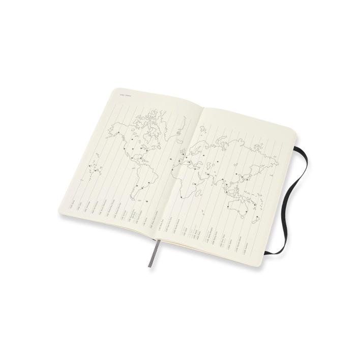 Moleskine Horizontal Weekly Black Soft Large 2021