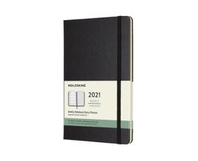 Moleskine Weekly Notebook Black hard Large 2021