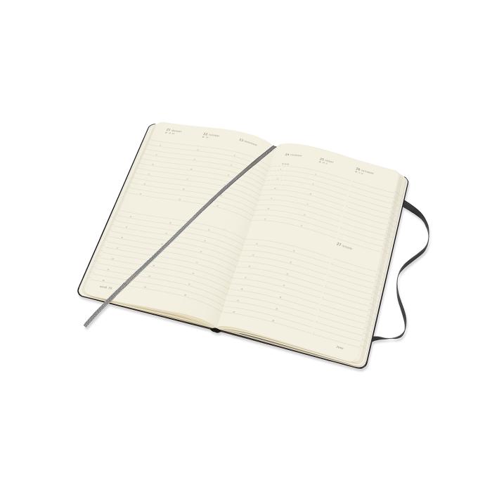 Moleskine Weekly Planner Vertical Svart hard large 2021
