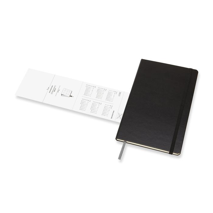 Moleskine Weekly Planner Vertical Svart hard large 2021
