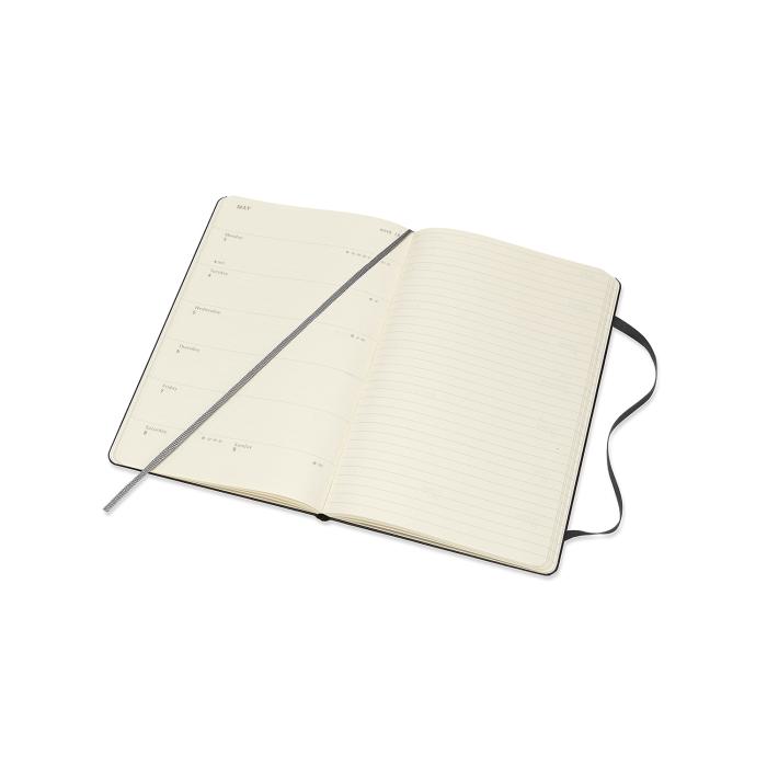 Moleskine Weekly Notebook Black hard Large 2021