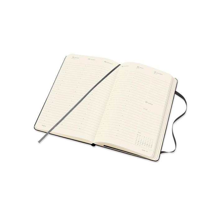 Moleskine Weekly Pro Vertical Svart hard large 2021