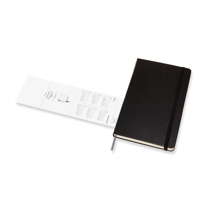 Moleskine Weekly Pro Vertical Svart hard large 2021