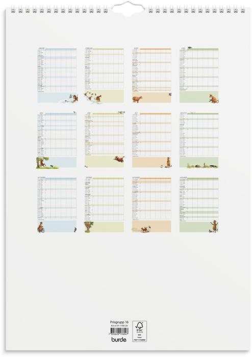 Familjekalender Mamma Mu 2024