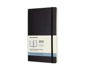Moleskine Monthly Notebook svart soft large 2021