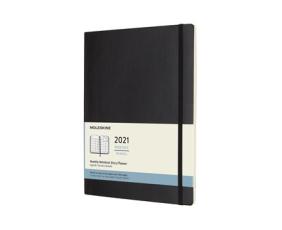 Moleskine Monthly Notebook XL svart soft 2021