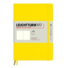 Leuchtturm Notebook A5 soft lemon olinjerad