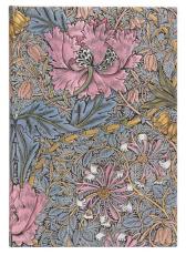 Paperblank Notebook Midi Morris Pink Honeysuckle