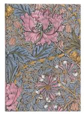 Paperblank Notebook Midi Morris Pink Honeysuckle unlined