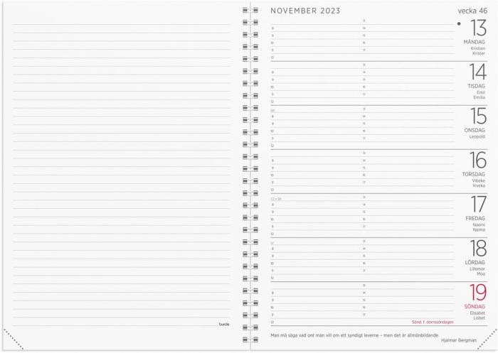Stor veckokalender refill 2023