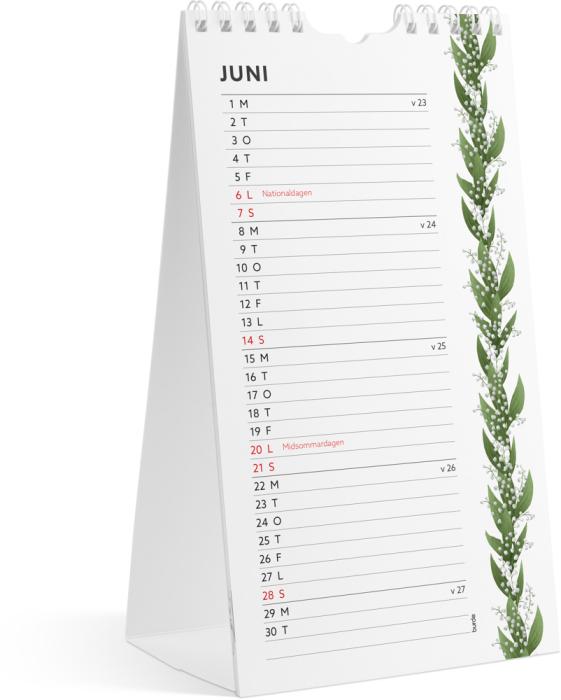 Väggkalender Mini Duo 2026