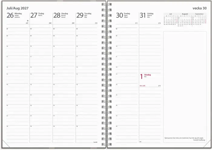 Kalender Business Story rutor 2027