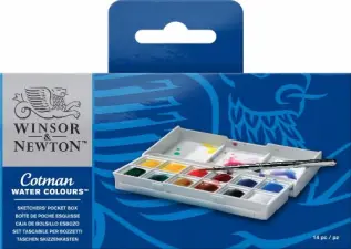 Akvarellset Cotman sketchers pocket box 12 &frac12;