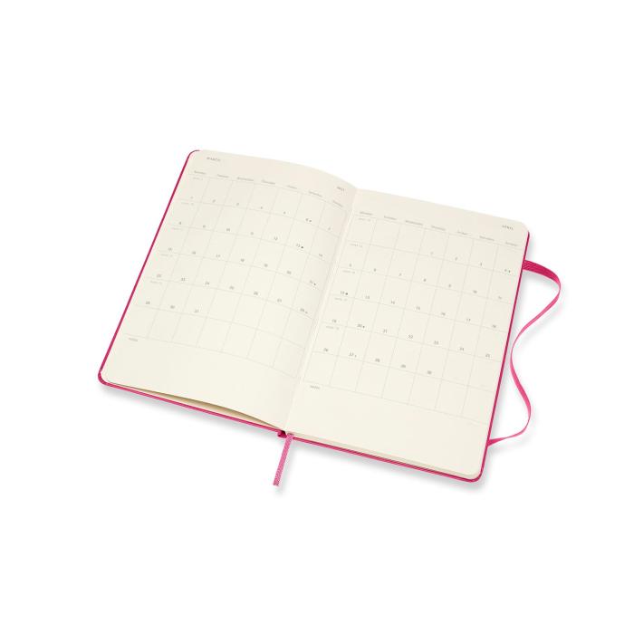Moleskine Weekly Notebook Rosa hard Large 2021