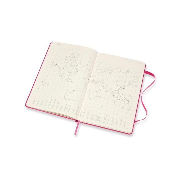 Moleskine Weekly Notebook Rosa hard Large 2021