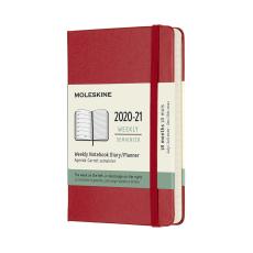 Moleskine Moleskine Veckokalender Pkt Röd Hård 20/21 - Kalenderkungen.se