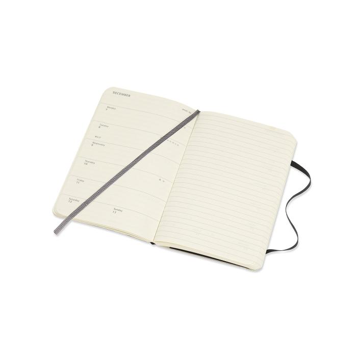 Moleskine Moleskine Veckokalender Pocket Svart soft 20/21 - Kalenderkungen.se