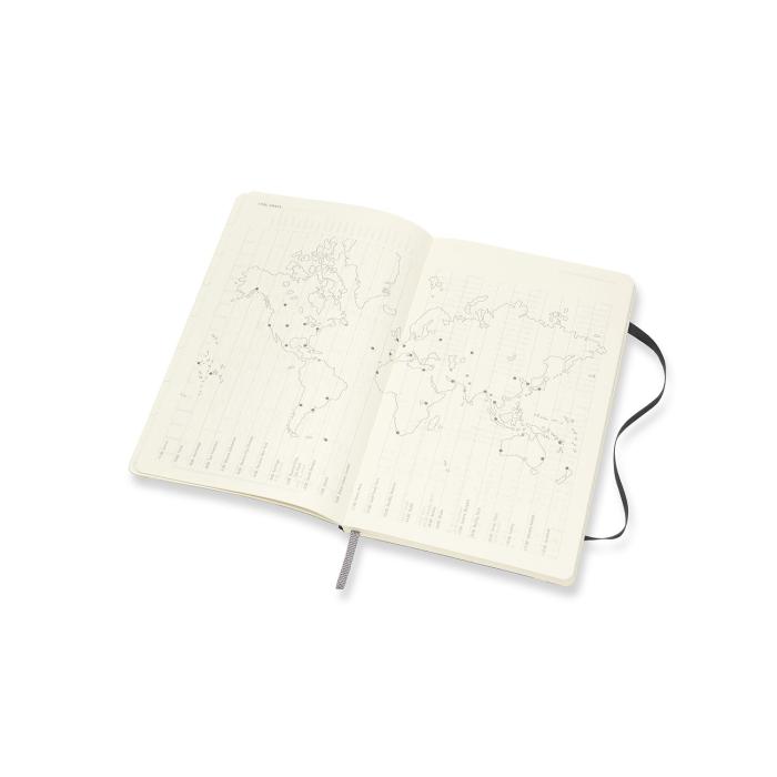 Moleskine Moleskine Veckokalender L Svart Soft 20/21 - Kalenderkungen.se