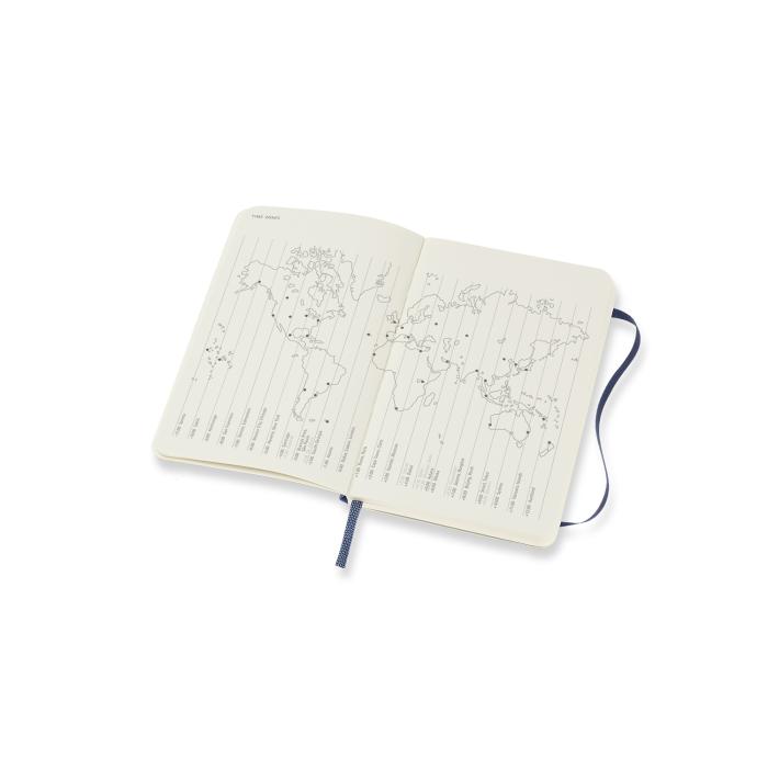 Moleskine Moleskine Veckokalender Pocket Blå soft 20/21 - Kalenderkungen.se